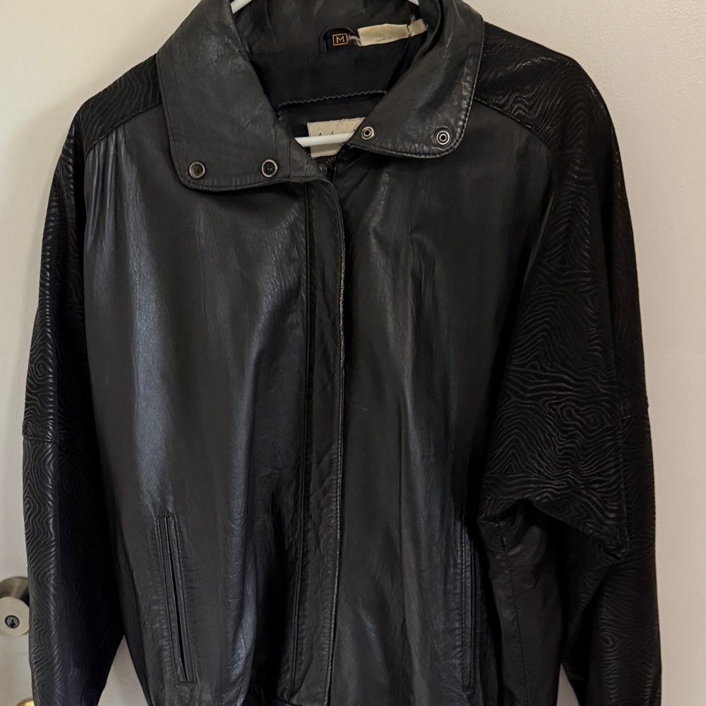 Arlando Black Leather Jacket